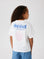 T-shirt com Estampado Traseiro - Branco