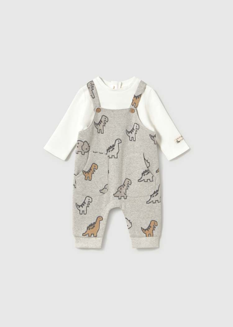 Babygrow sem Pé - Cinza