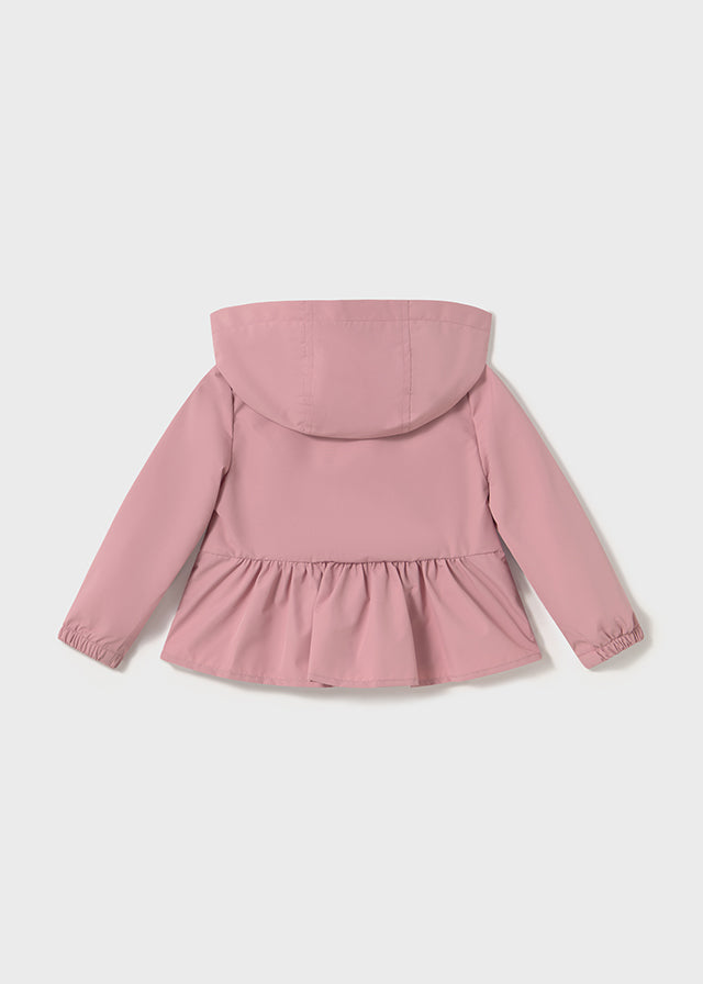 Parka com Capuz - Rosa