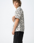 Camisa com Padrão - Bege