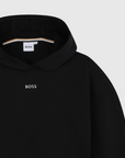 Hoodie com Logo - Preto