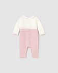 Babygrow de Malha - Rosa