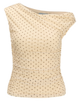 Top com Padrão - Amarelo