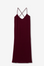Vestido Midi - Bordo