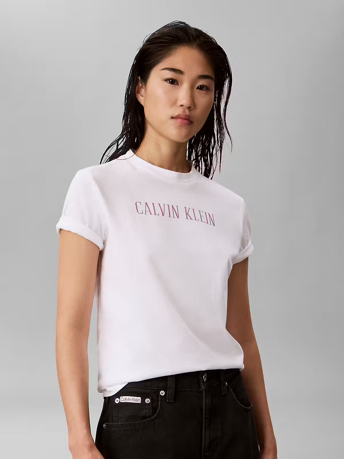 T-shirt com Logo - Branco