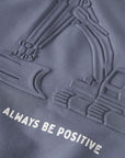 Sweat com Relevo Traseiro - Azul Claro