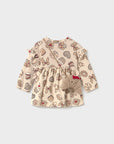 Dress with Handbag - Beige