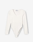 Body de Manga Comprida - Branco