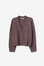 Cardigan de Malha - Castanho