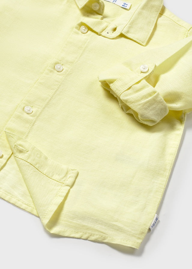 Camisa de Manga Comprida - Amarelo