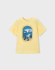 T-shirt Estampada - Amarelo