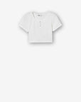 T-shirt Crop Top - Branco