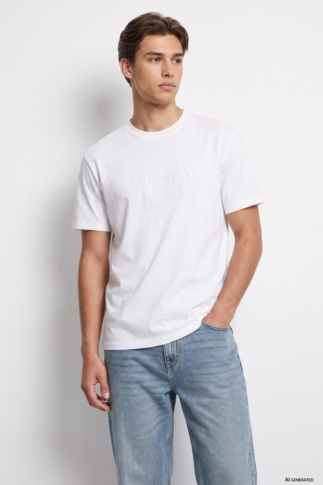 T-shirt Bordada - Branco