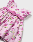 Vestido Estampado - Rosa