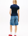 T-shirt com Logo - Marinho