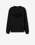 Sweat Estampada - Preto