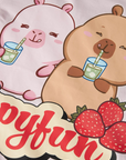 T-shirt Capybara - Rosa