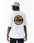 T-shirt com Estampado Traseiro - Branco