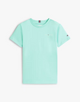 T-shirt com Logo - Verde água