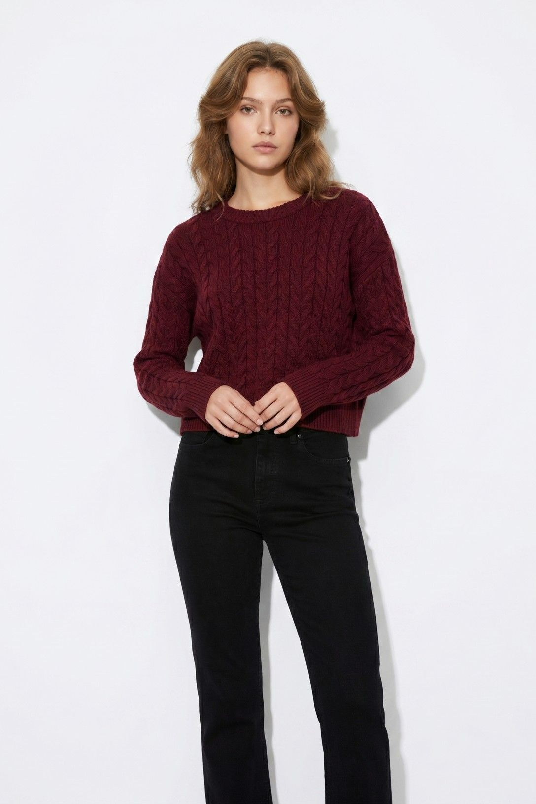 Camisola de Malha - Bordo