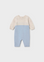 Babygrow de Malha - Azul Claro