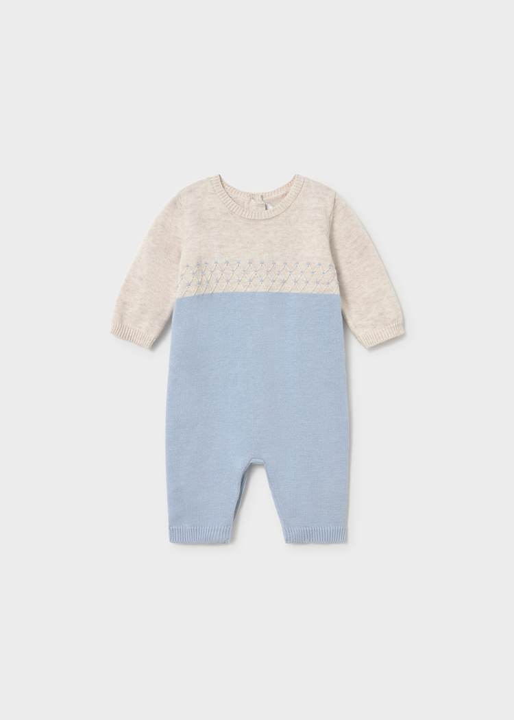 Babygrow de Malha - Azul Claro