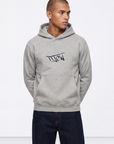 Hoodie Bordada - Cinza