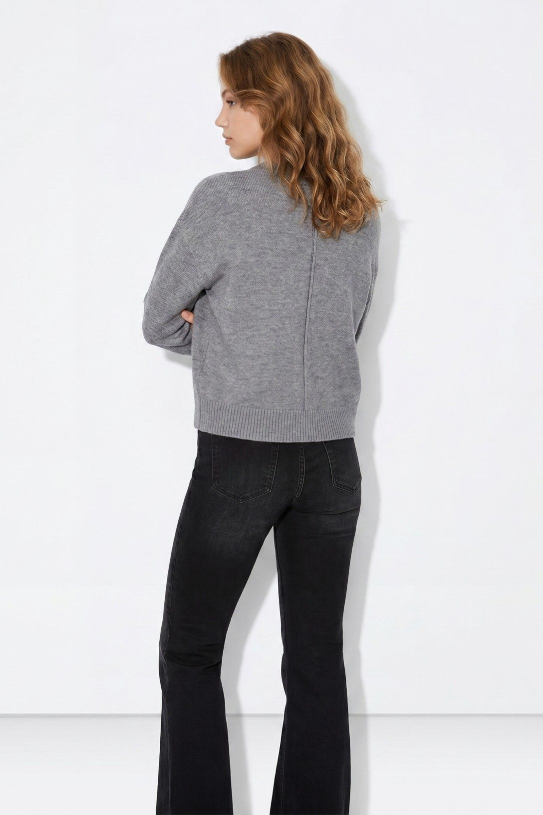 Camisola de Malha - Cinza