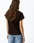 T-shirt Estampada - Castanho