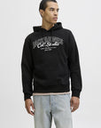 Hoodie Estampado - Preto