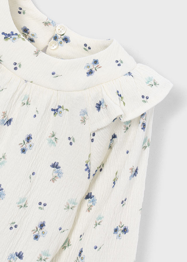 Blusa com Padrão - Crú