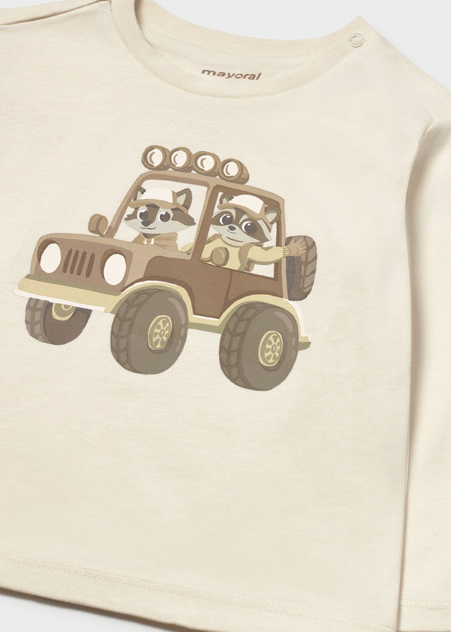 Camisola de Manga Comprida - Bege