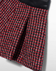 Calções Tweed - Vermelho
