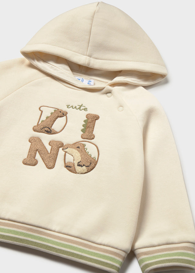 Hoodie com Capuz - Bege