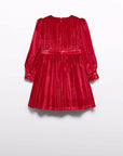 Vestido de Veludo - Vermelho