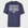 T-shirt com Estampado Traseiro - Azul Médio