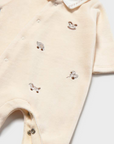 Babygrow com Pé - Bege