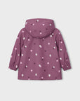 Parka com Capuz - Rosa
