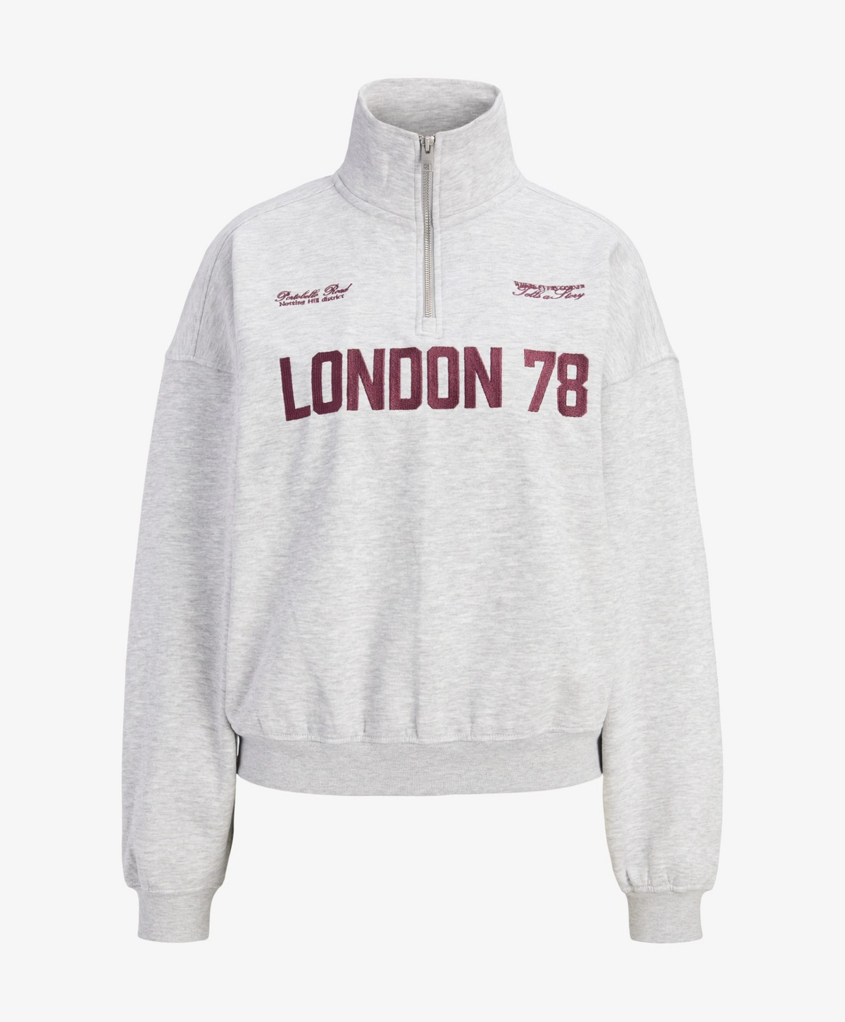 Sweat com Fecho - Cinza
