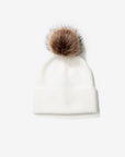 Gorro com Pompom - Bege