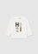 Sweatshirt com Estampado - Branco