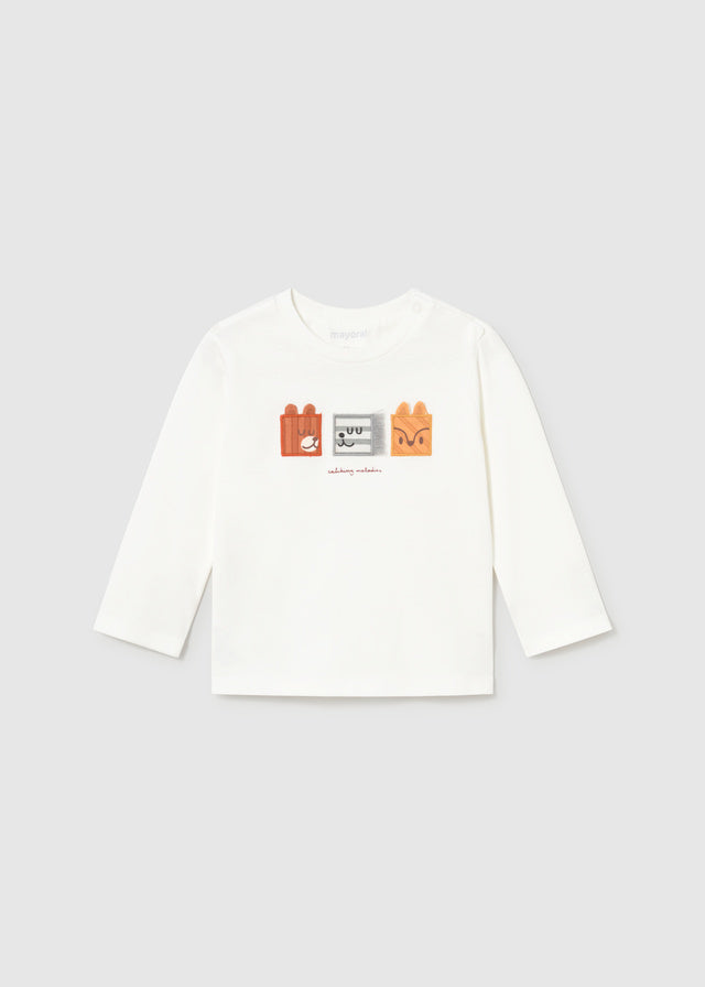 Camisola de Manga Comprida - Branco