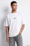 T-shirt com Estampado Traseiro - Branco