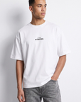 T-shirt com Estampado Traseiro - Branco