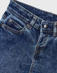 Calças de Ganga Regular Fit - Azul Médio