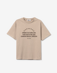 T-shirt Estampada - Bege