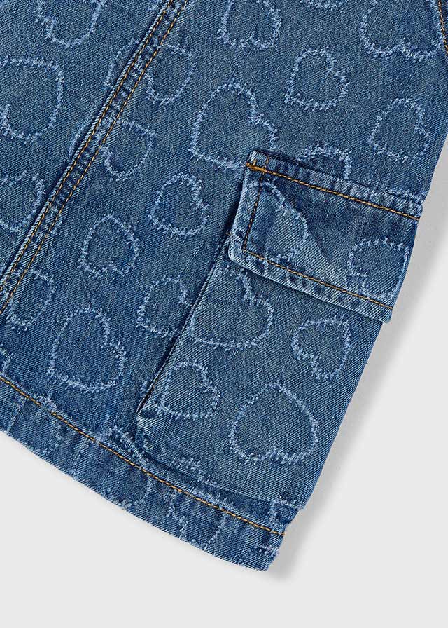 Saia de Peito - Azul Médio