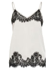 Blusa de encaje - Blanco roto