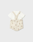 Conjunto de mono beige
