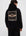 Hoodie com Estampado Traseiro - Preto